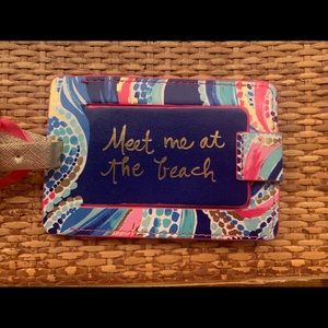 Lily Pulitzer luggage tag